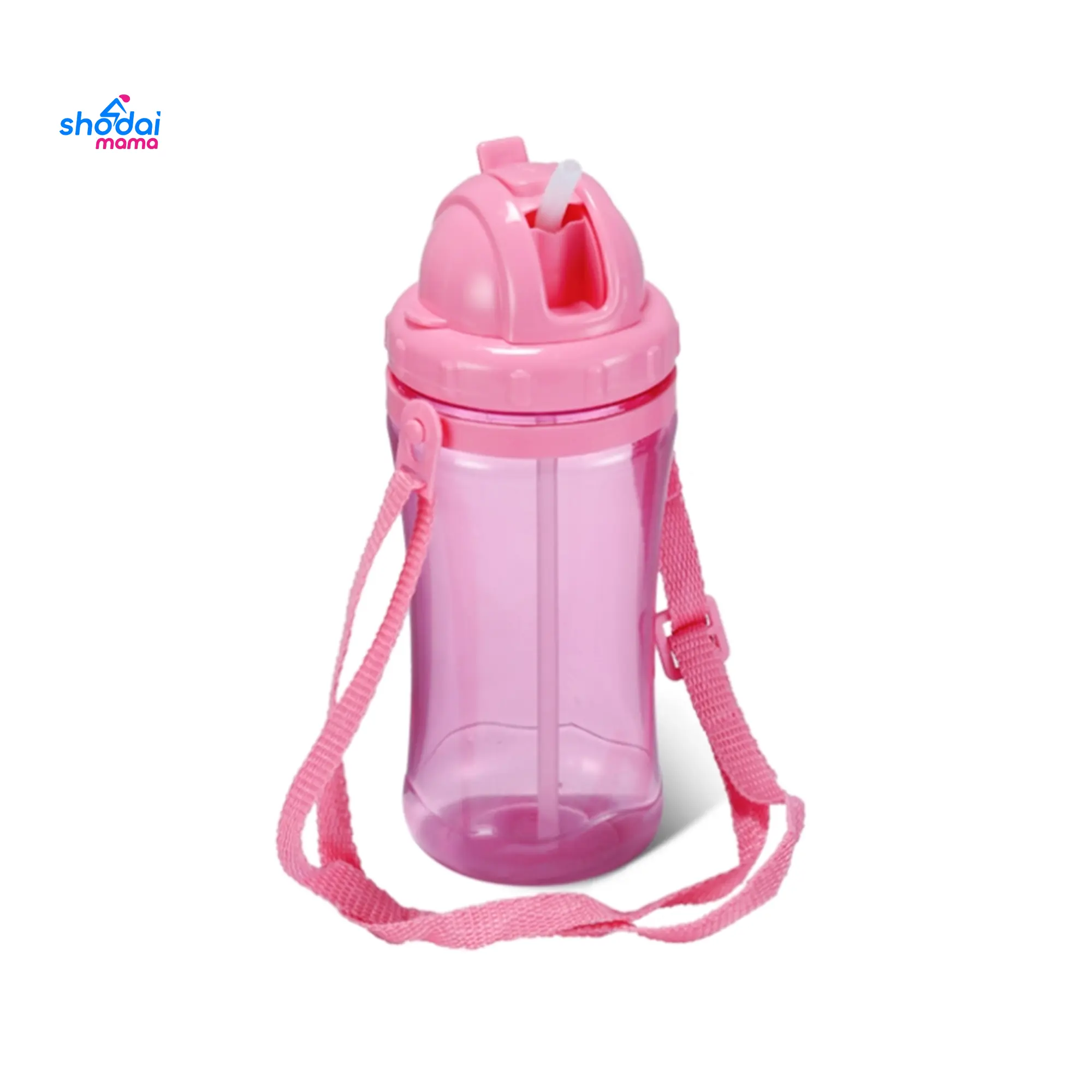 RFL Happy Kiddo PC Water Bottle 450ml - Tr. Pink